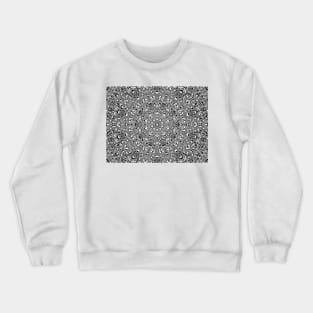 Thai pattern shapes, black and white, Vector abstract modern minimalist Crewneck Sweatshirt